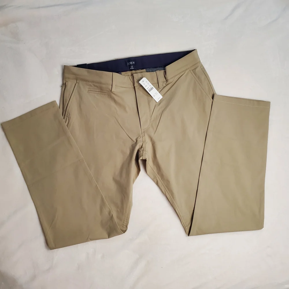 J.‎ Crew Tan Chinos Classic Straight-Leg Pants